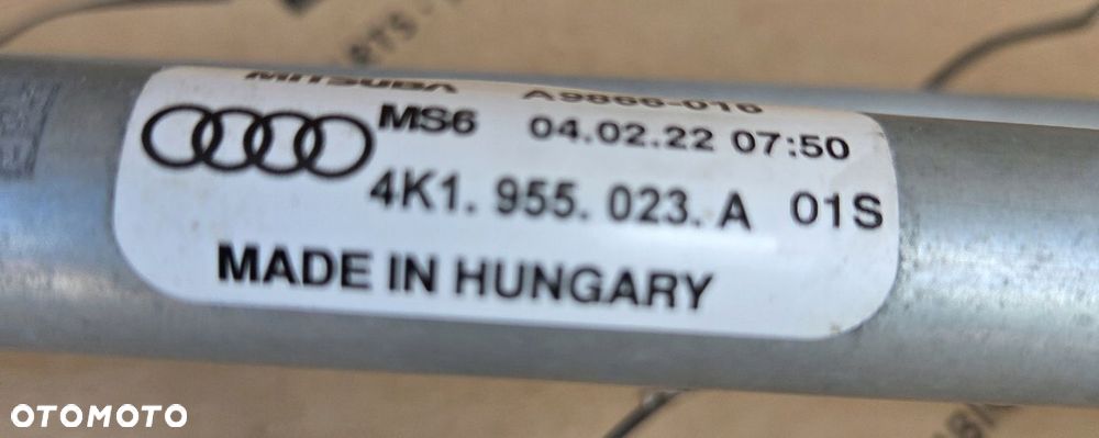 AUDI A6 S6 RS6 A7 S7 RS7 C8 4K MECHANIZM SILNICZEK WYCIERACZEK PRZÓD - 3