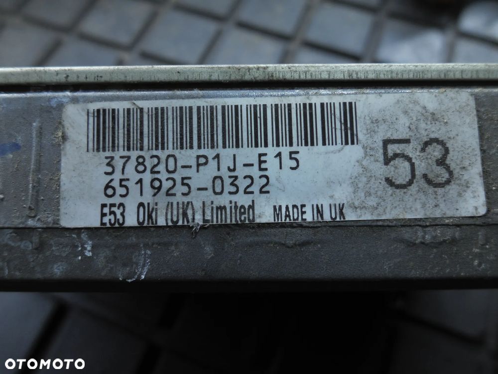 STEROWNIK SILNIKA HONDA CIVIC VI 1.4 16V 37820-P1J-E15 POSIADAM 2 SZT - 6