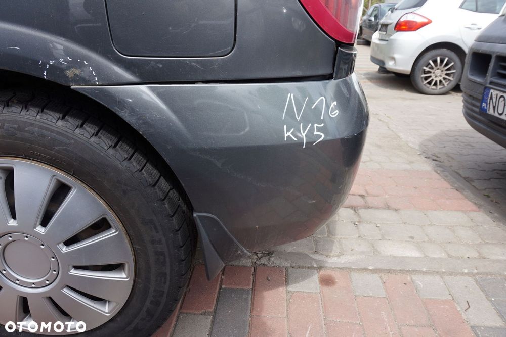 ZDERZAK TYLNY ALMERA II N16 LIFT 5D HB KY5  SZARY NISSAN 2003-2006 - 5