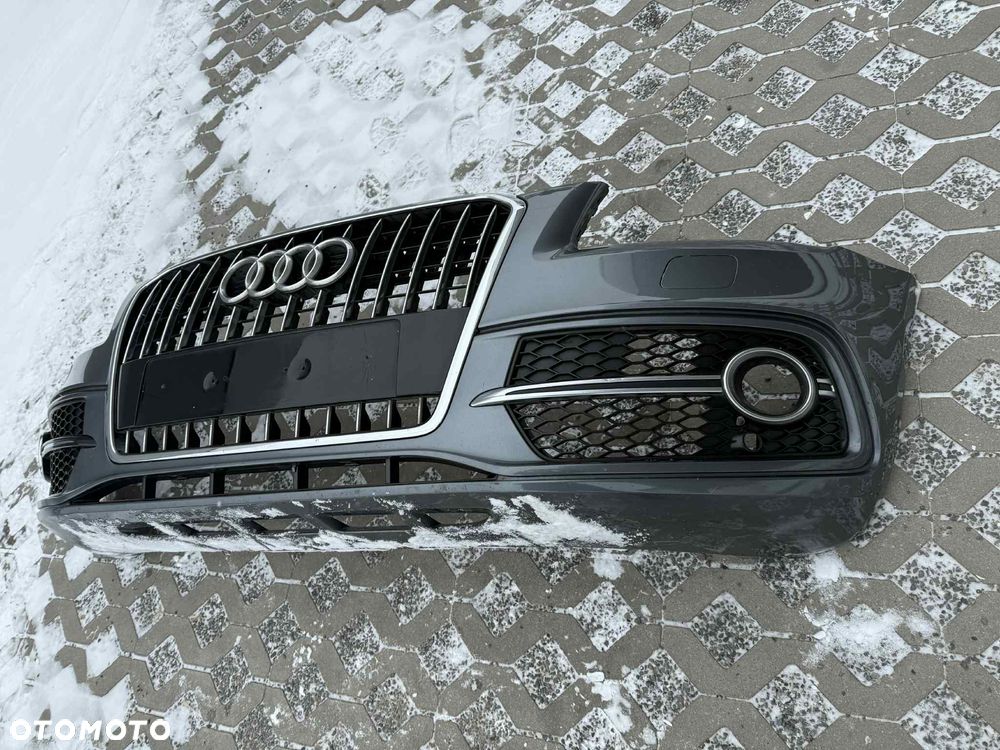 Audi Q5 I 8R FL Lift S-Line Zderzak przód przedni LX7R pod xenon 2012-18 - 11