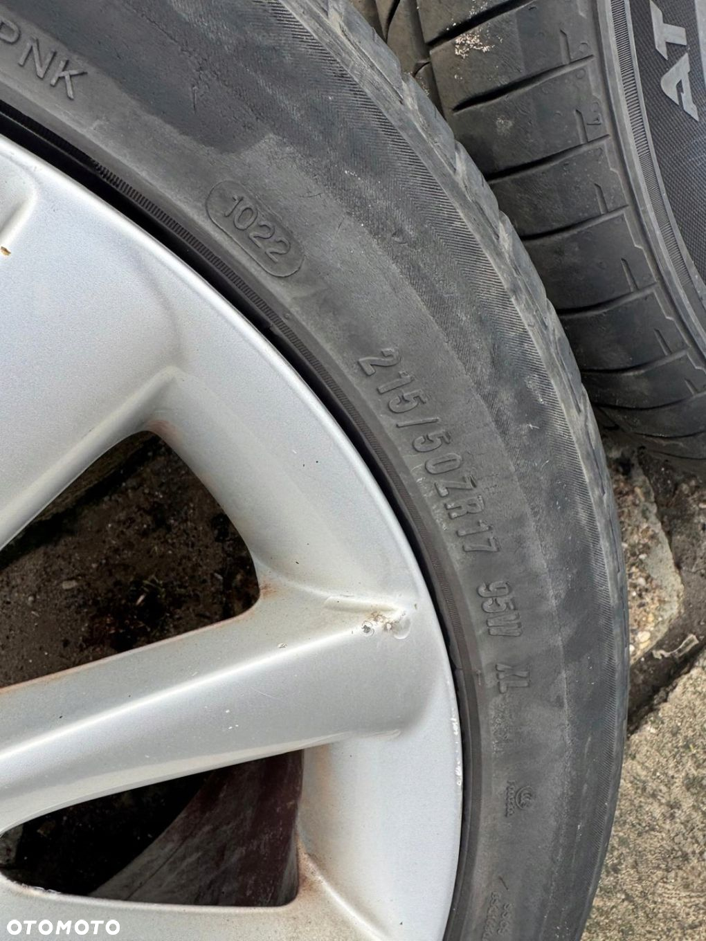KOŁA FELGI ALUMINIOWE KOMPLET V60 S60 V40 215/50 R17 ET50 5x108 31341739 - 4
