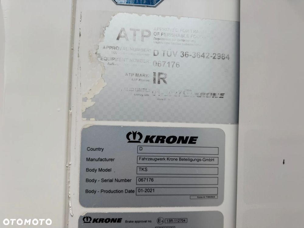 Krone Chłodnia ,Multitemp. Doppelstock, Carrier Vector HE19 Mt, - 34