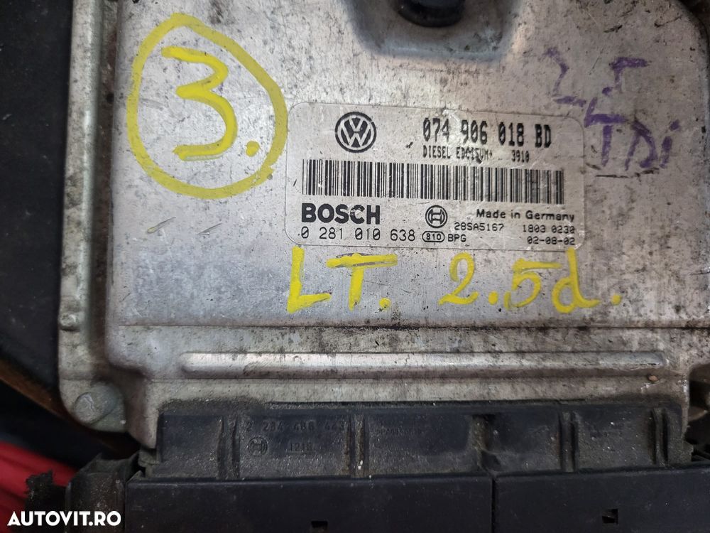 ECU Calculator motor VW LT 2.5 tdi 0281010638 074906018BD - 1