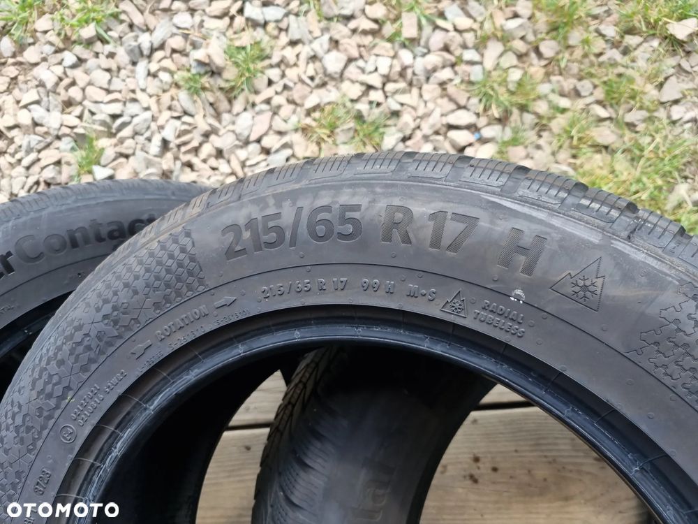 Opony CONTINENTAL WINTERCONTACT TS870P 215/65R17 99H 2023r,2x6,5mm bdb stan - 7