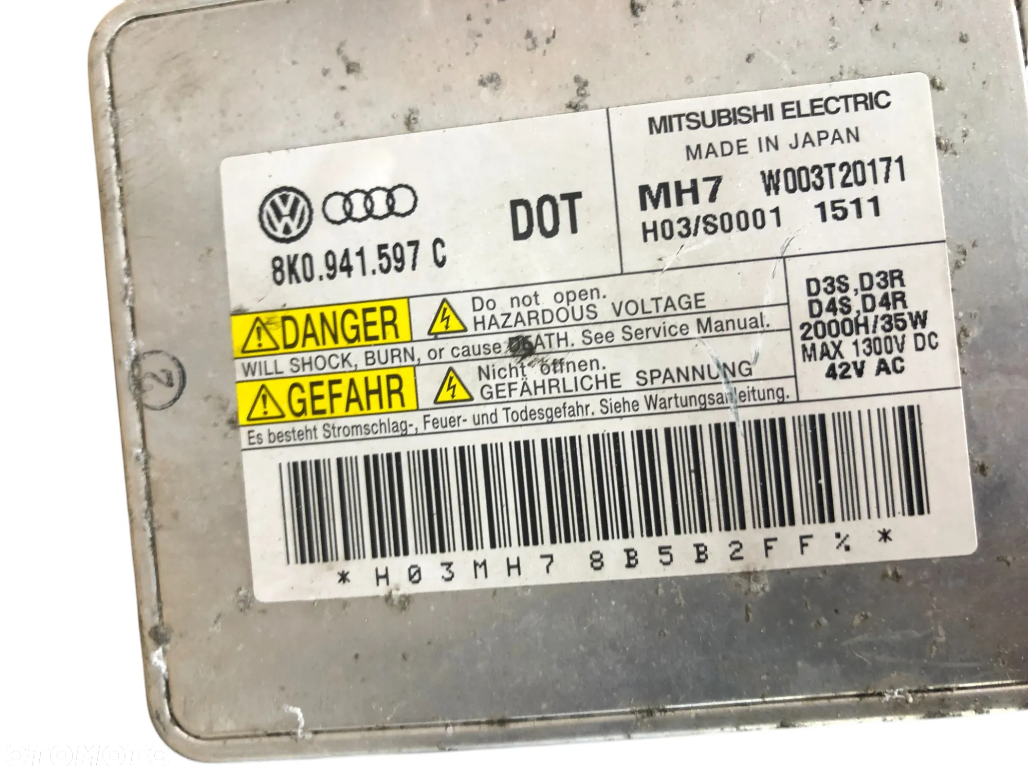 Lampa Lewa Przód 8K0941029AQ Bi-Xenon Europa Audi A4 B8 (2007 – 2015) - Gwarancja Wysyłka - 10