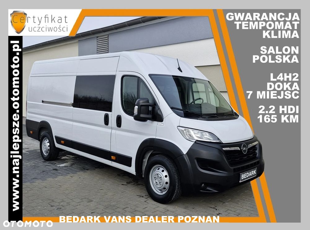 Opel Movano, L4H2, DOKA, 7 miejsc, BRYGADÓWKA, klima, tempomat - 1