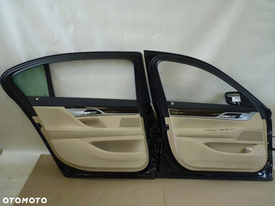 BMW 7 G12 LCI Long Bocze Boczki Tapicerka Komplet - 5