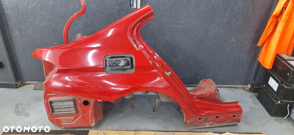 BMW 3 F30 ĆWIARTKA PRAWA TYLNA A75 MELBOURNE RED CZERWONA ĆWIARA BŁOTNIK PRAWY TYŁ SŁUPEK POSZYCIE - 1