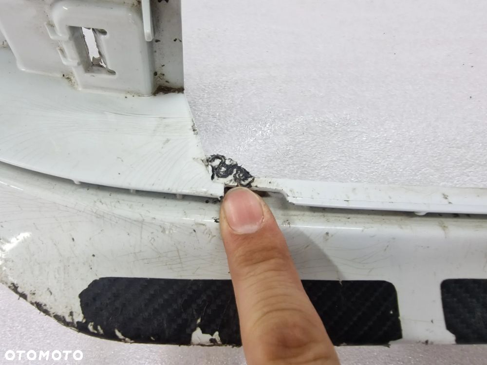 VW POLO 6C0 LIFT 13-17 ZDERZAK PRZEDNI PRZÓD NA SPRYSKI + 4X PDC , ŁADNY , BIAŁY , NR 6C0807221 , NR AUKCJI NZ744 - 21