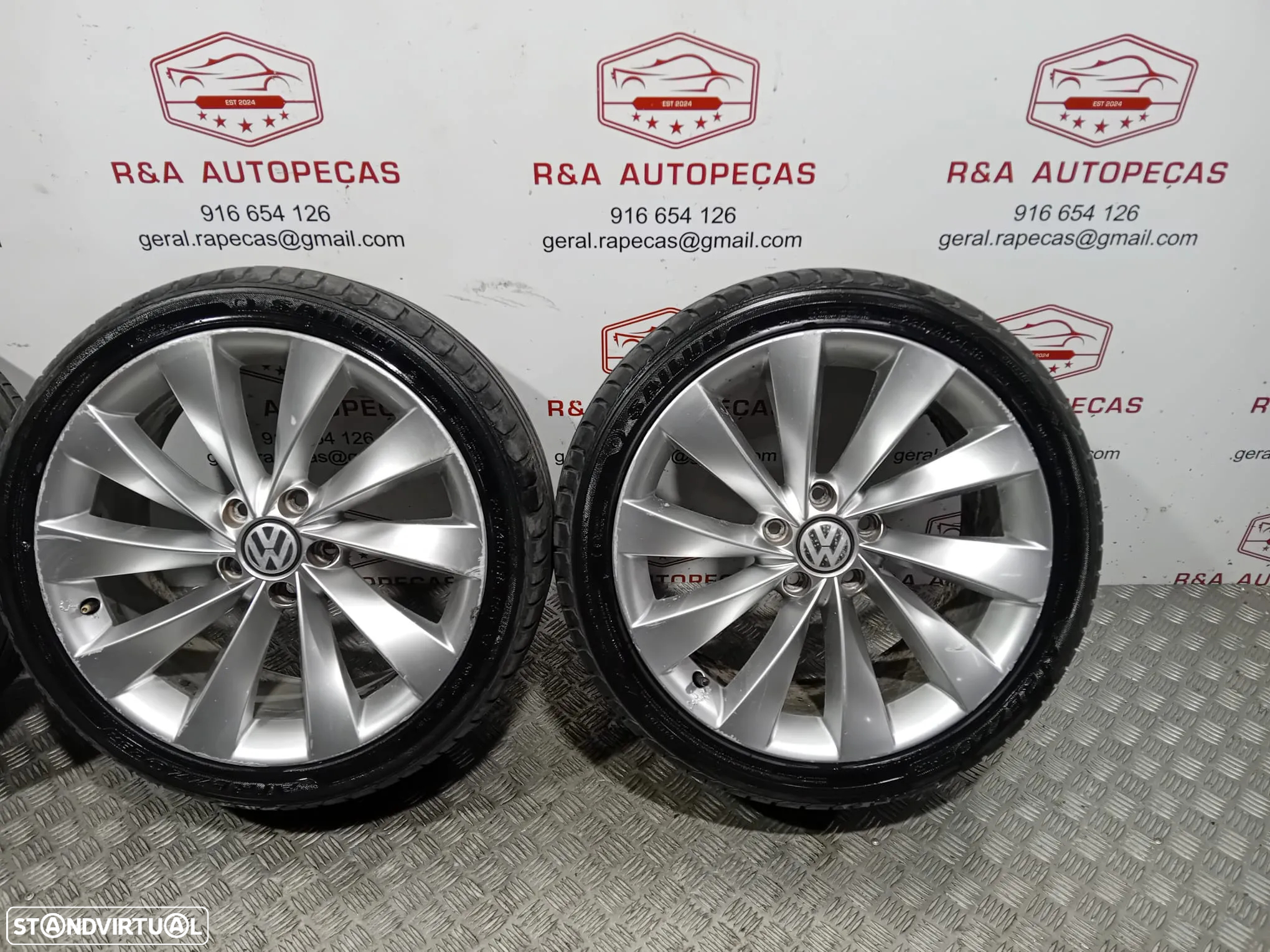 Jantes R18  Originais VW Scirocco  235/40/18 - 5