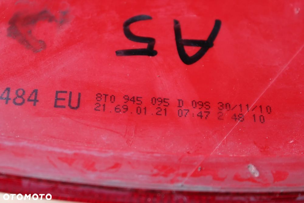 LAMPY TYLNE AUDI A5 S5 8T LED EU KOMPLET 2010 - 14