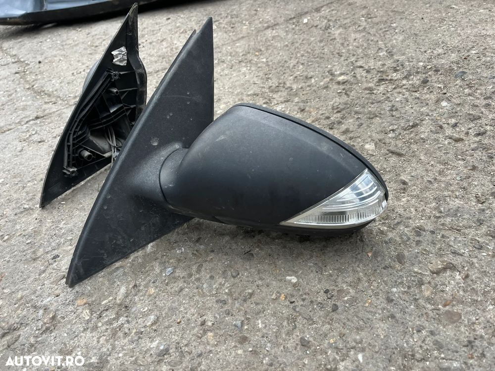 Oglinda stanga/Oglinda dreapta manuala Smart ForFour 2007 negru - 7