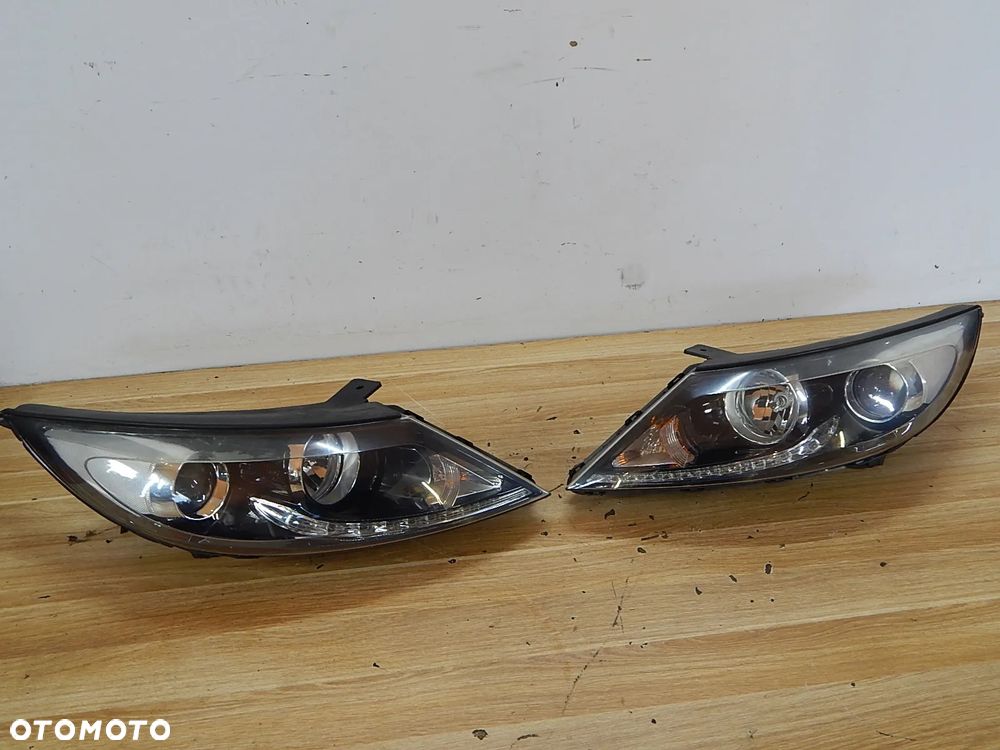 Lampa reflektor LEWY przód LED Kia Sportage III 10-16 Łuków części - 2