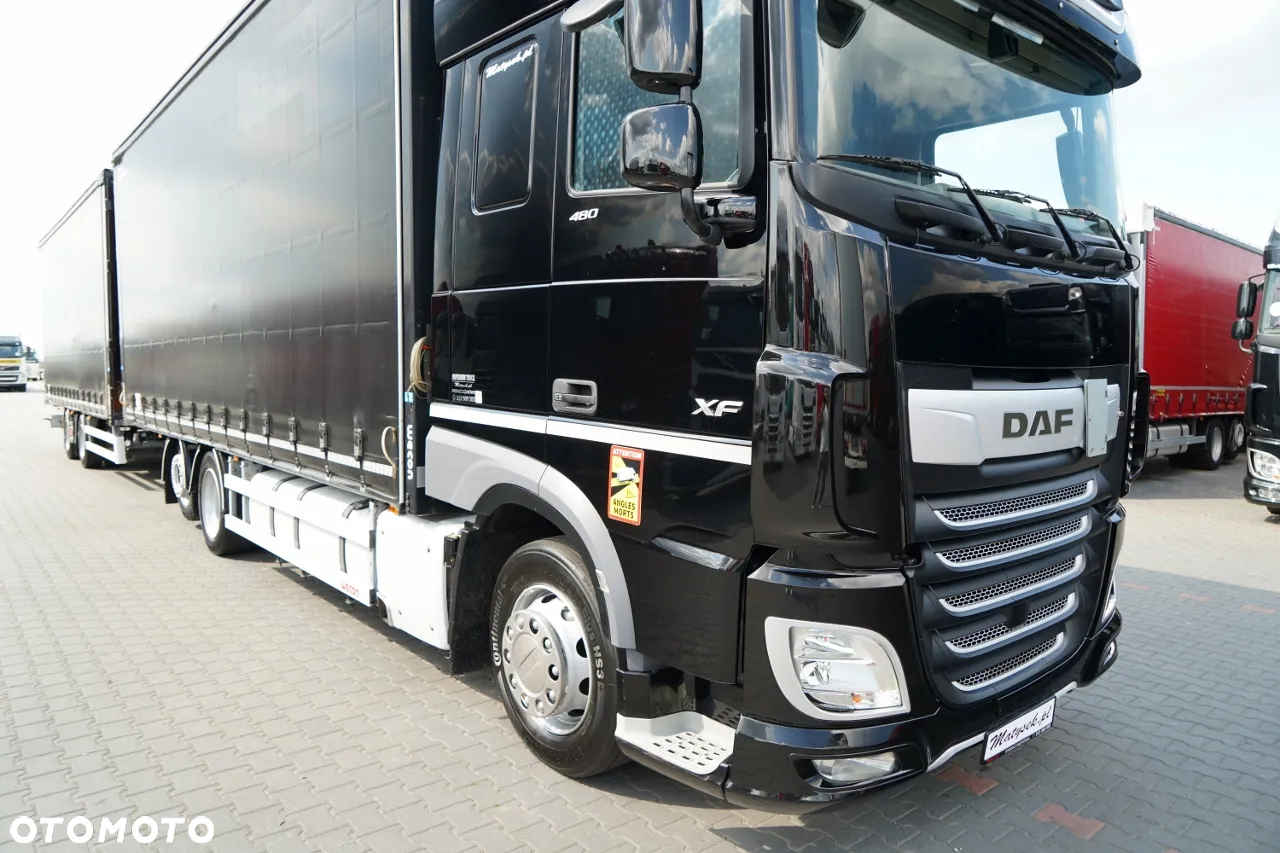 DAF XF 480 / ZESTAW TANDEM / 120 M3 / PRZEJAZDOWY / KLIMA POSTOJOWA / 2019 ROK / PO KONTRAKCIE SERWISOWYM - 5