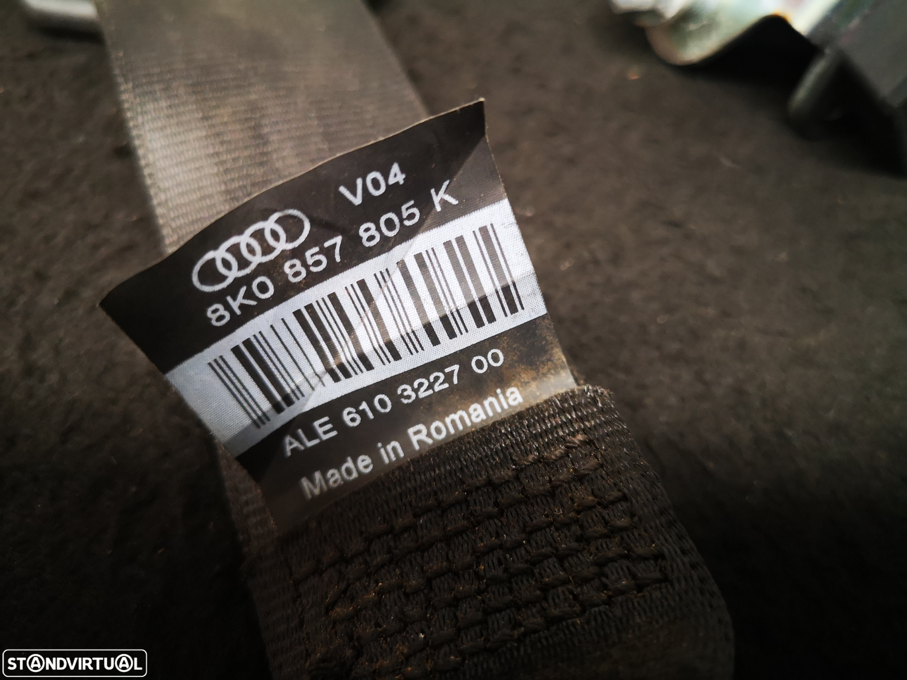 Cinto de Segurança traseira esquerda direita Audi A4 A5 B8 2008+ - 4