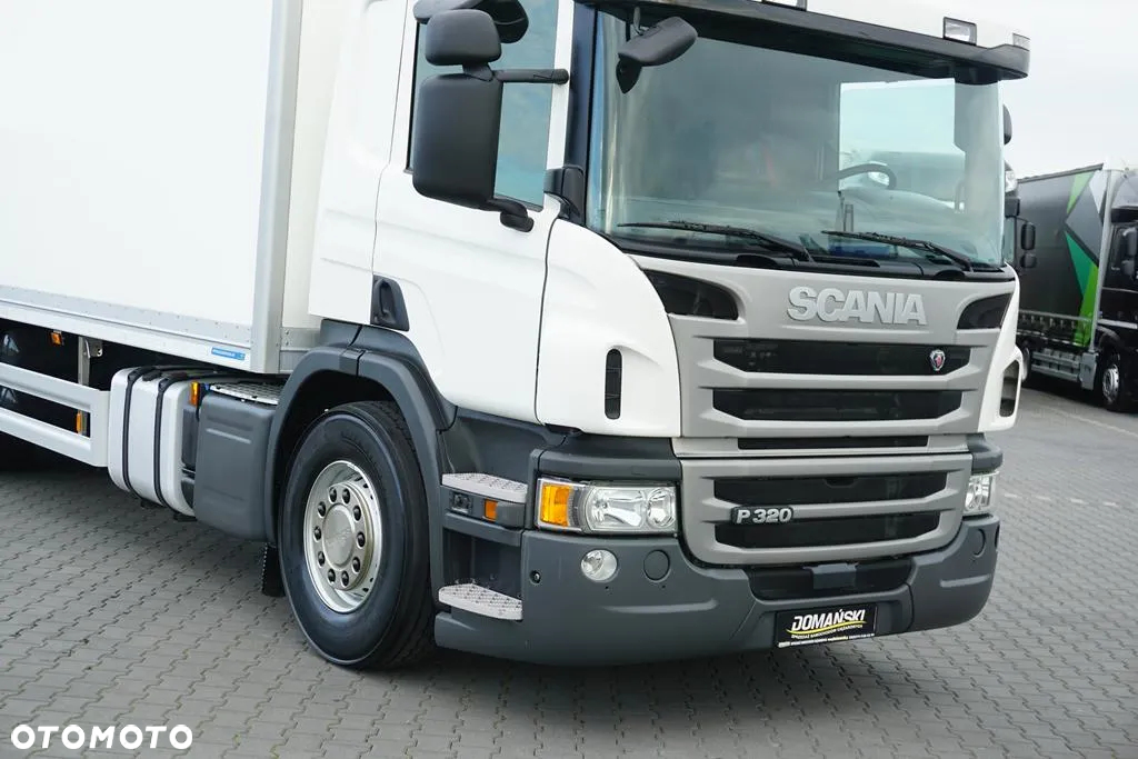 Scania P 320 / EURO 6 / KONTENER + WINDA / 22 PALETY / OŚ SKRĘTNA - 20