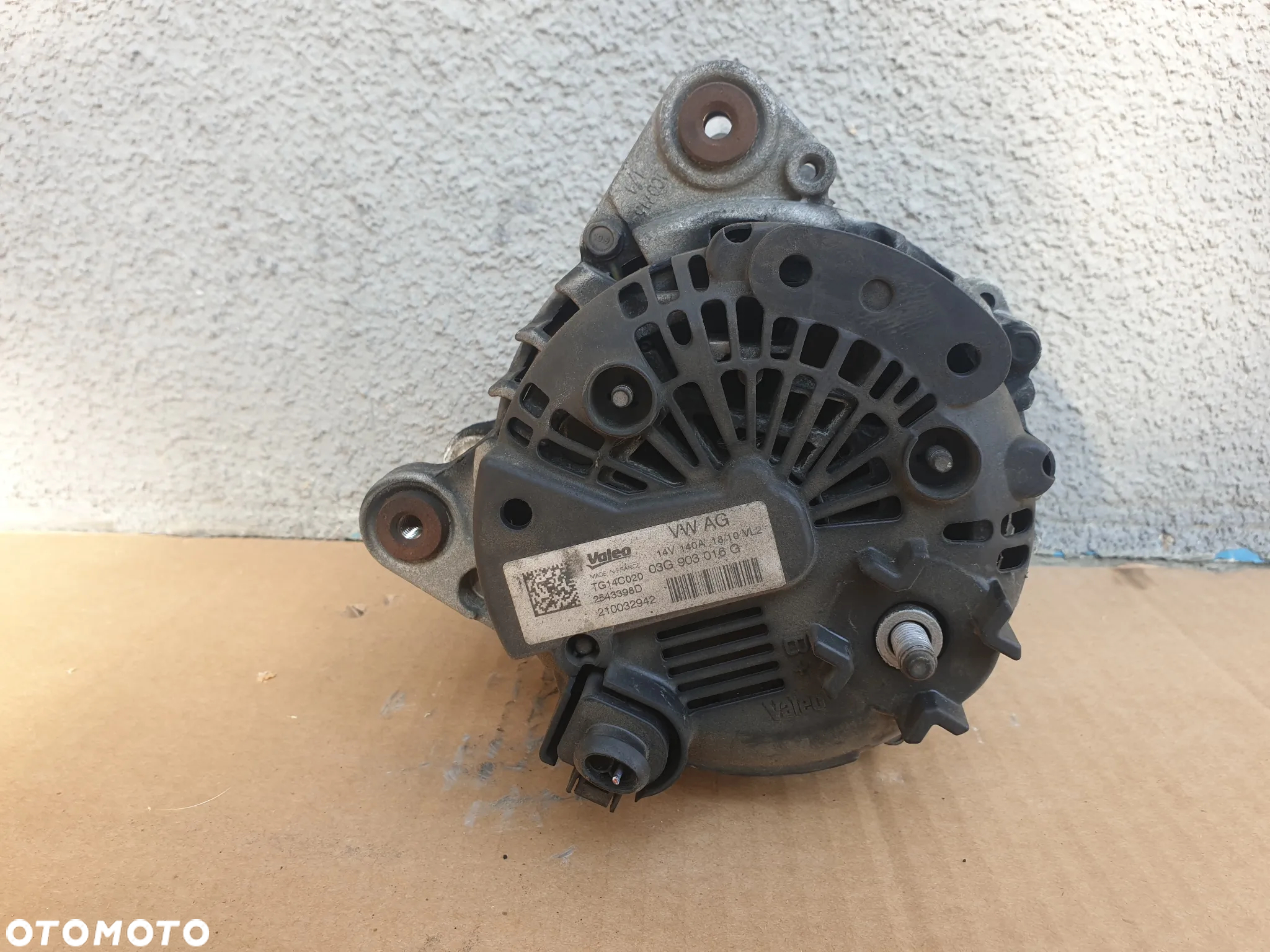 ALTERNATOR 03G903016G AUDI Q5 A4 A5 Q5 A6 C7 2.0 TDI - 4