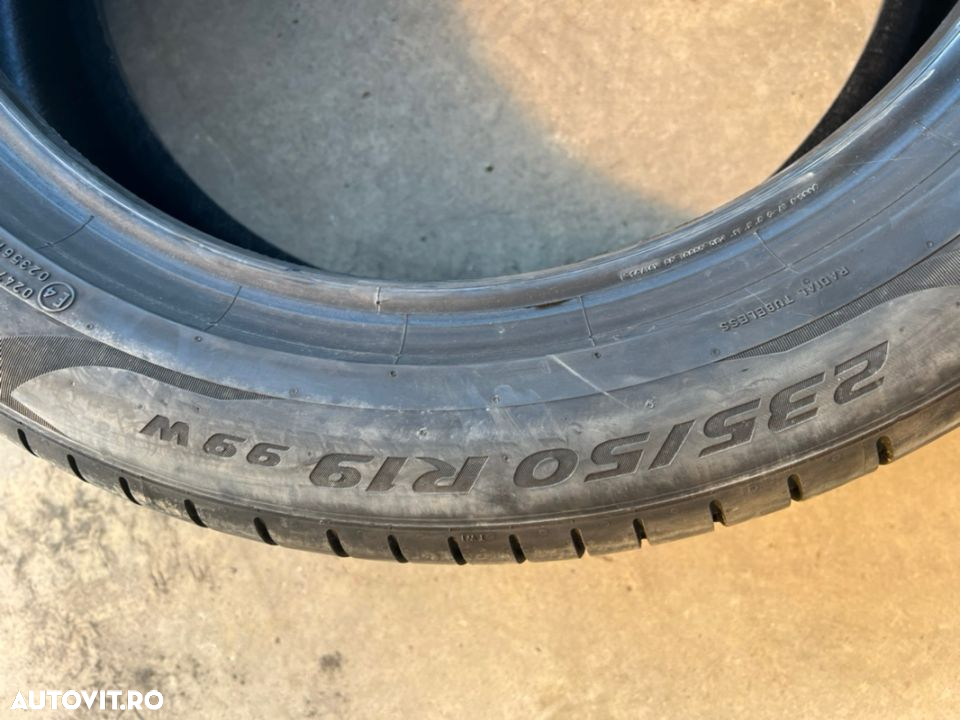 vand 4 anvelope 235/50/19 pirelli de vară ca noi - 5