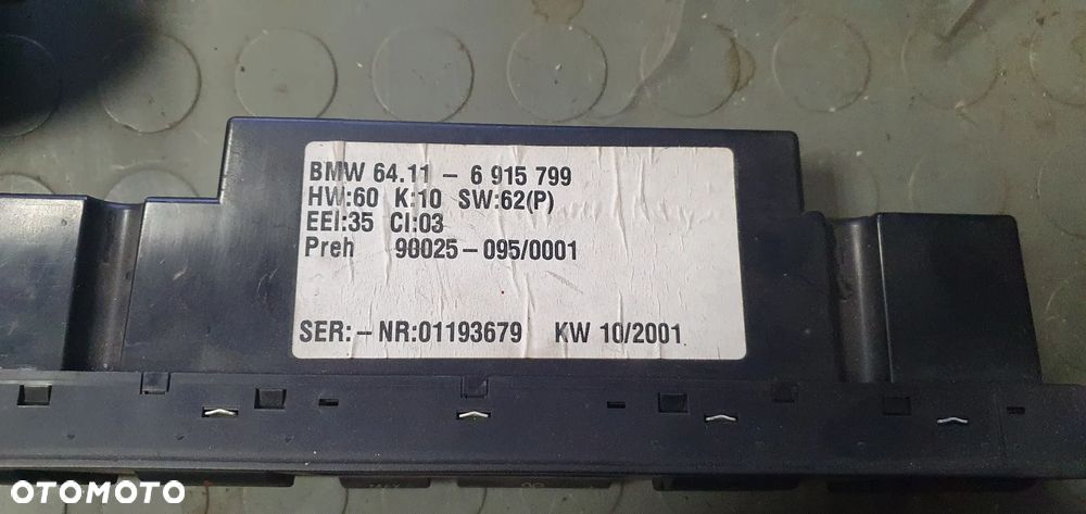 BMW E39 PANEL KLIMY - 2