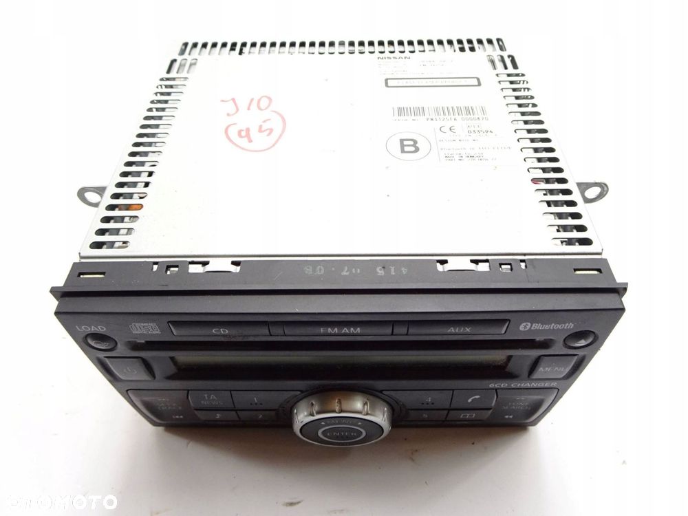 radio cd nissan qashqai j10 06-09r. - 2
