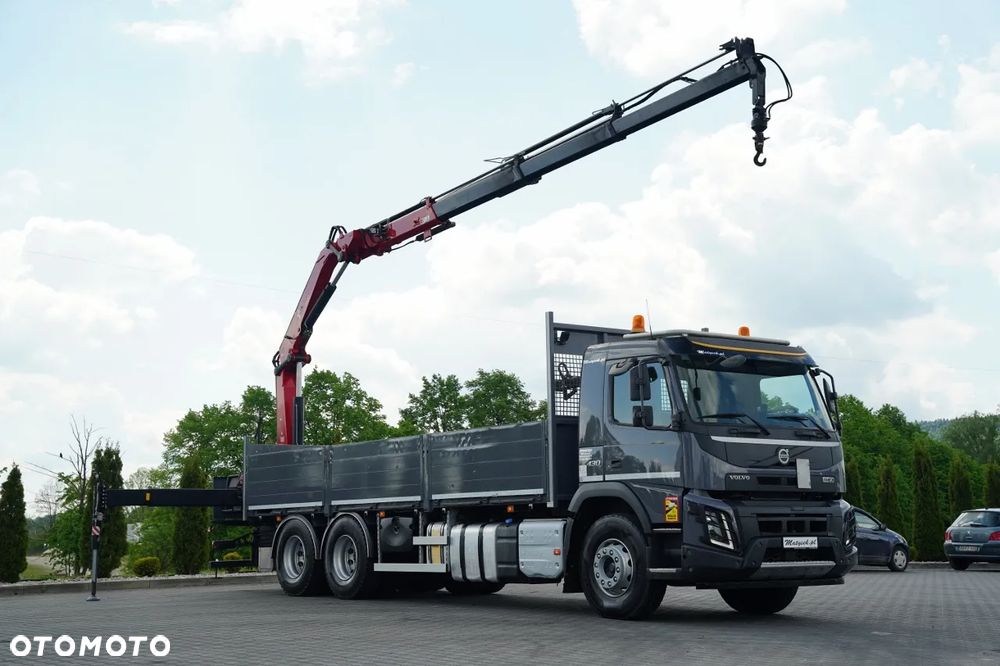 Volvo FMX 430 / SKRZYNIOWY- 7,15 M / HDS HYVA HC-183 / ROTATOR / WIDŁY DO PALET / PILOT - 5