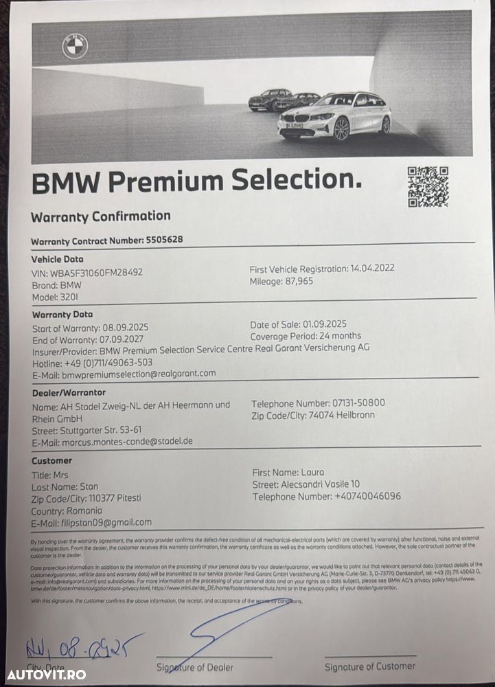 BMW Seria 3 320i AT - 16