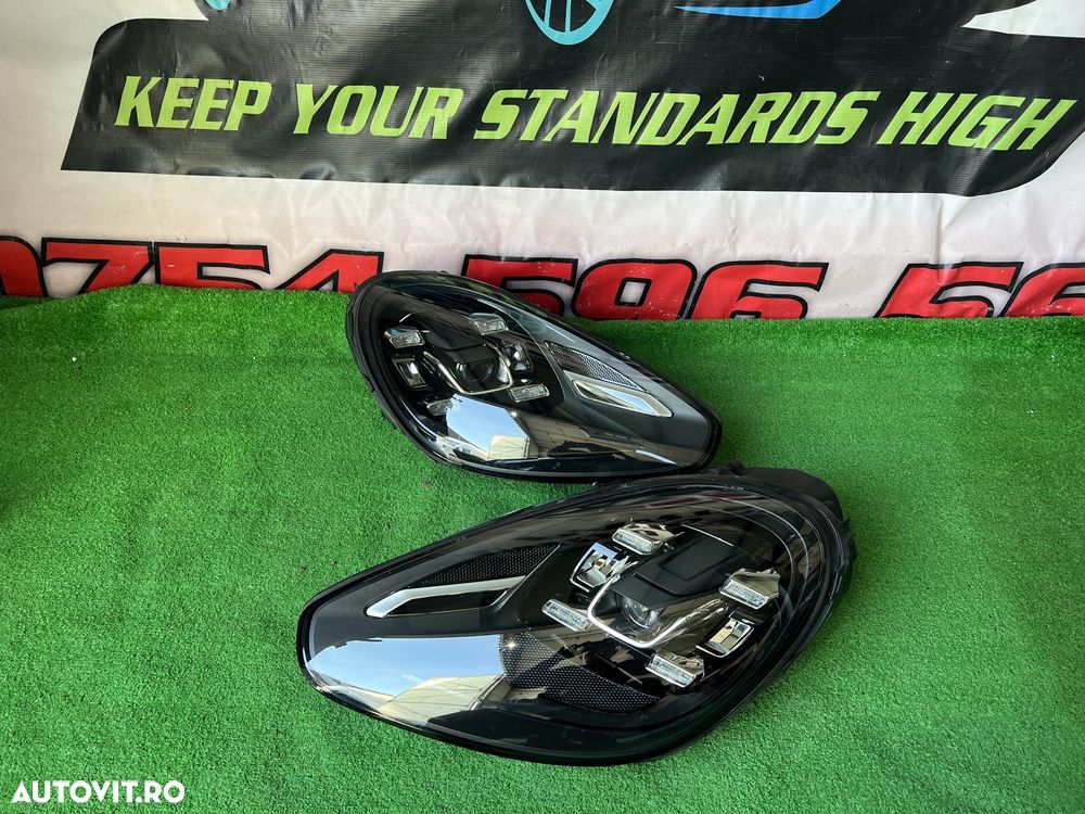 Porsche Cayenne 7P 7P5 Facelift Set Faruri Far stanga-dreapta Full Led - 2