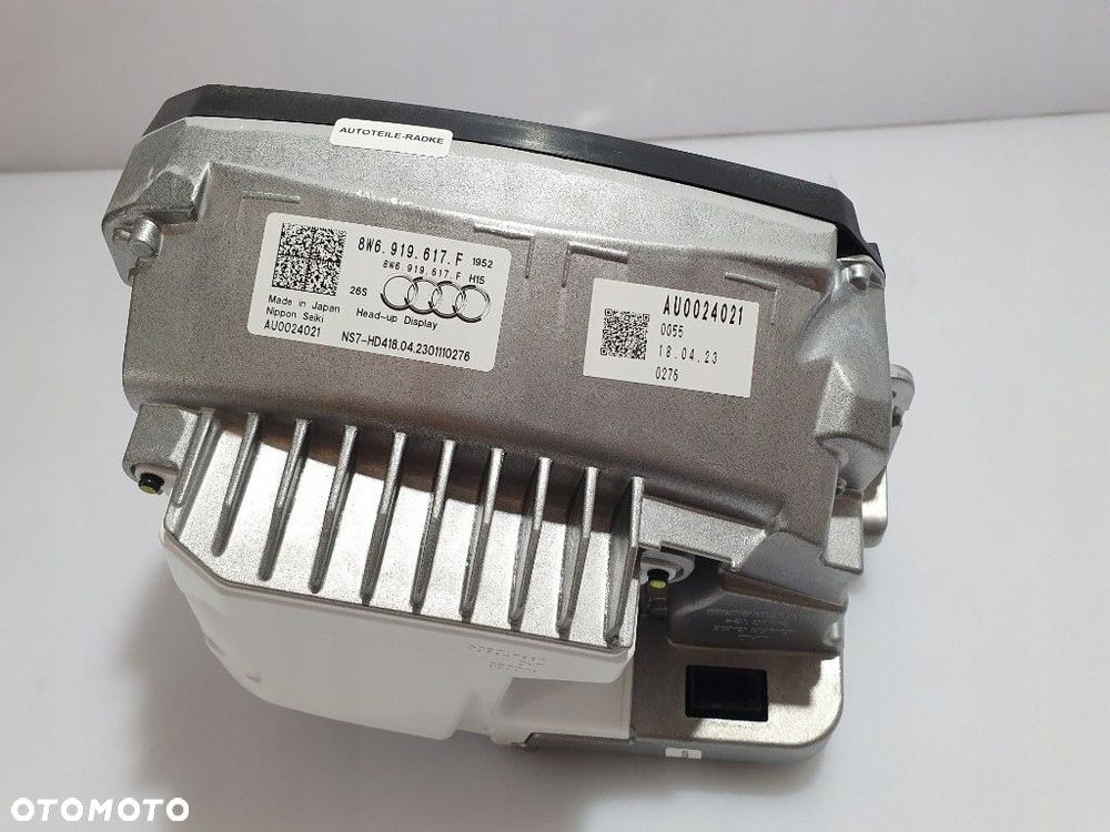 NOWY ORYGINALNY WYŚWIETLACZ HEAD-UP AUDI A4 S4 B9 8W6919617F A5 B9 HEAD UP - 7