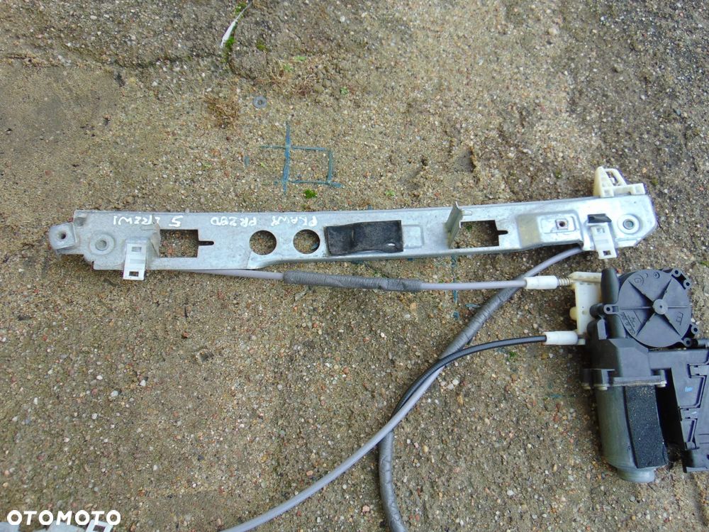 ORYGINAŁ podnośnik mechanizm szyby pasażera prawy przód przedni Renault Megane 2 II 5D 5 drzwi 02-06r - 17