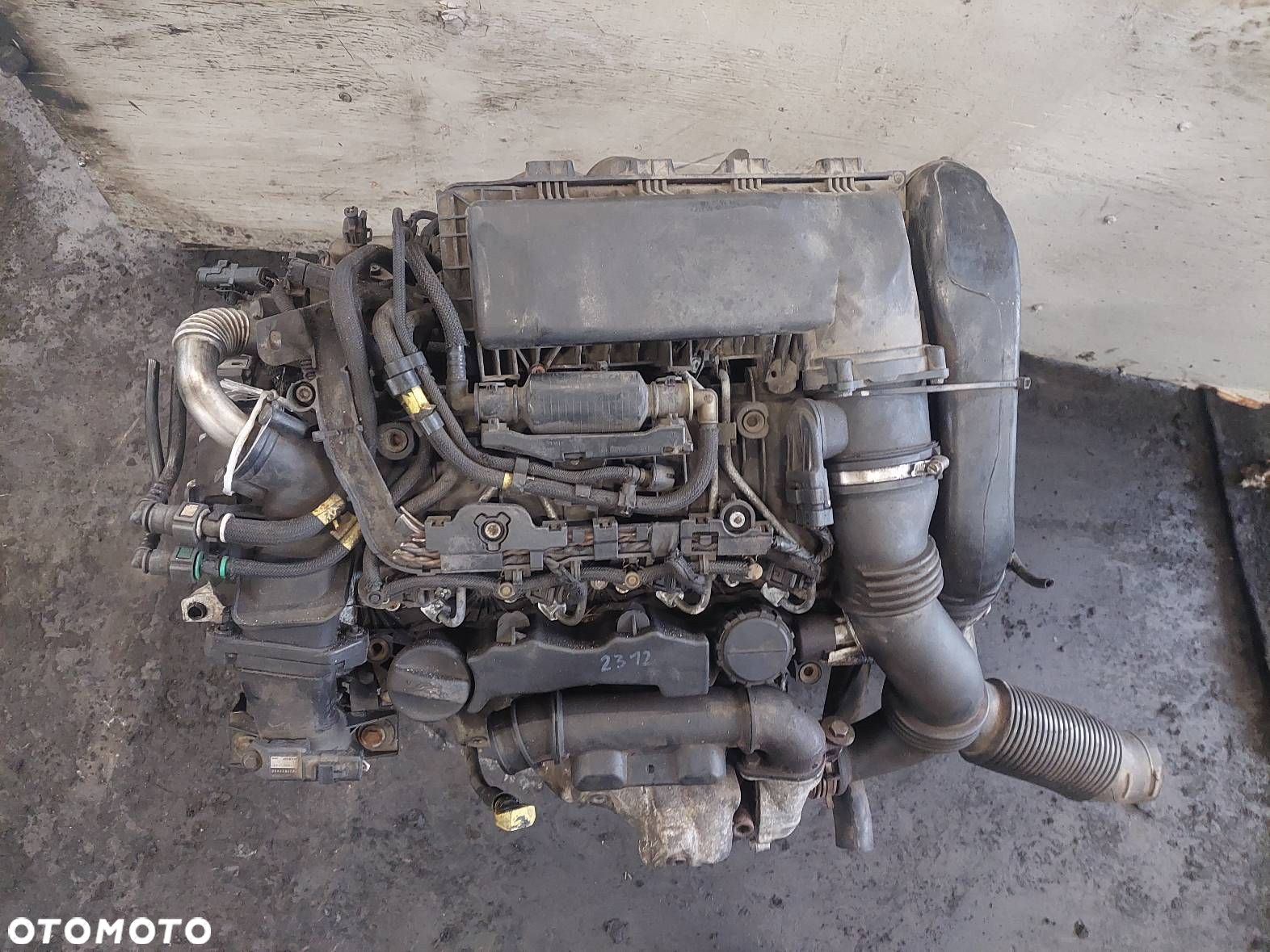 SILNIK DIESEL + POMPA + WTRYSKI + TURBO PEUGEOT 307 1.6 HDI 9HY 9HZ - 7