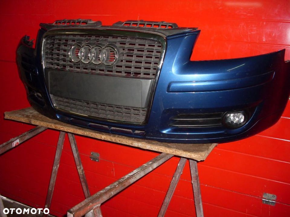 ZDERZAK AUDI A3 8P0 2004-2007 DUŻY GRILL 8P - 1