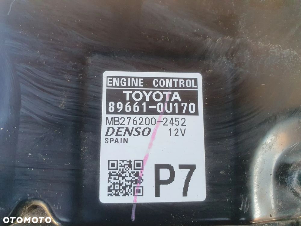 KOMPUTER SILNIKA TOYOTA YARIS III 89661-0U170 1.5 2019r - 3