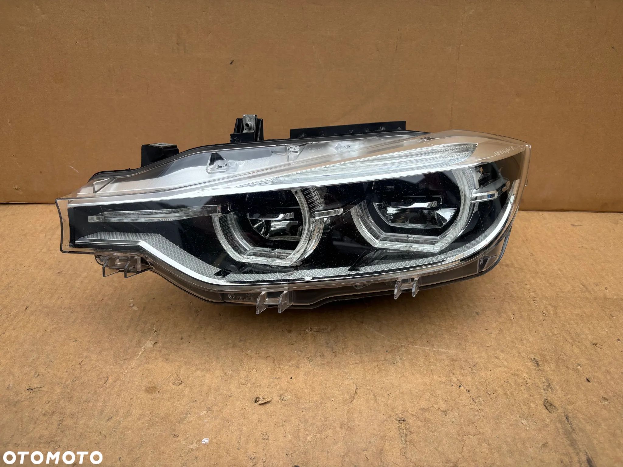 Oryginalna Lampa Przednia Lewa BMW 3 F30 F31 LCI Lift Full Led Adaptive Skrętna Cała Ładna Europejska 8738717 - 1
