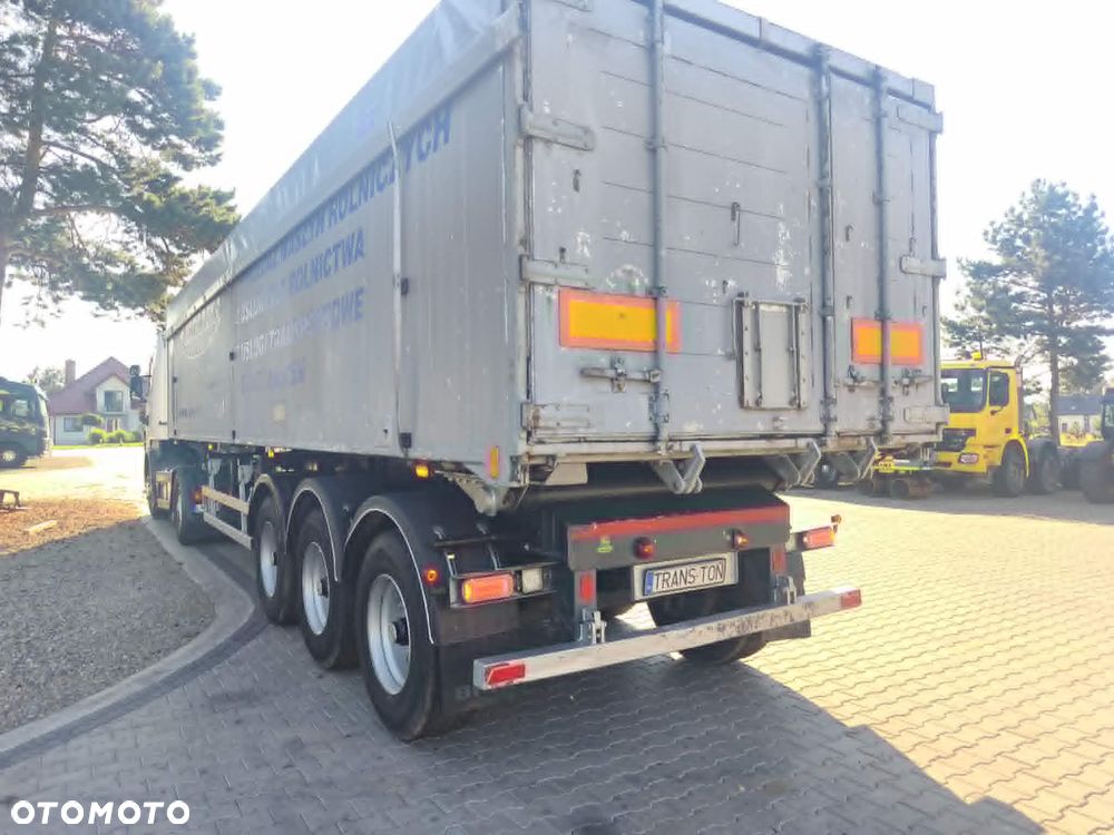 Zaslaw wywrotka 45m3 góra aluminiowa, rama stalowa, Osie Bpw, hamulce bebnowe, os podnoszona - 18