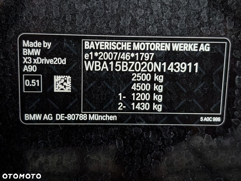 BMW X3 xDrive20d M Sport - 37