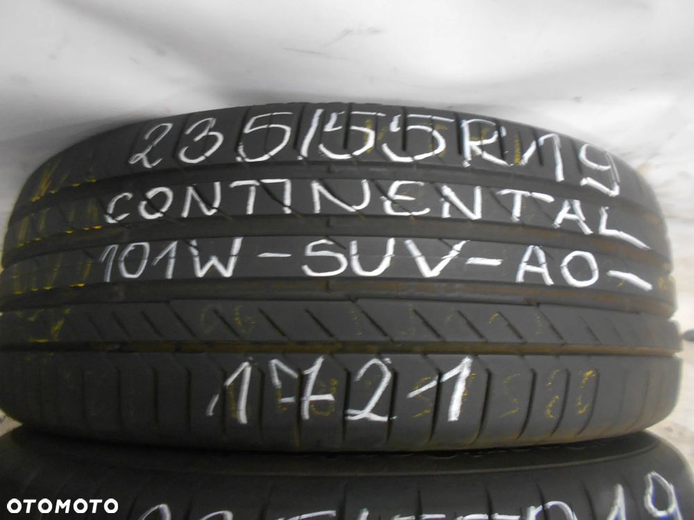 OPONY 235/55R19 CONTINENTAL CONTI SPORT CONTACT 5 SUV AO DOT 0923 / 1721 7.5MM - 2