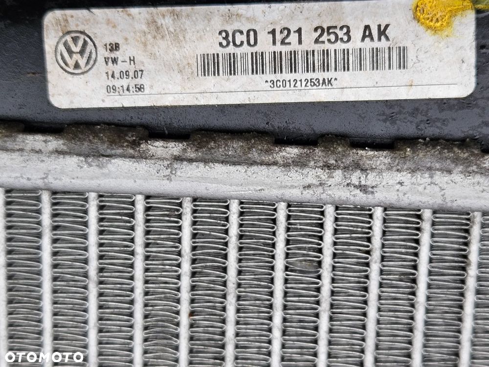 Vw Passat B6 1.9 2.0 TDI intercooler chłodnica powietrza 3C0145803AG - 2