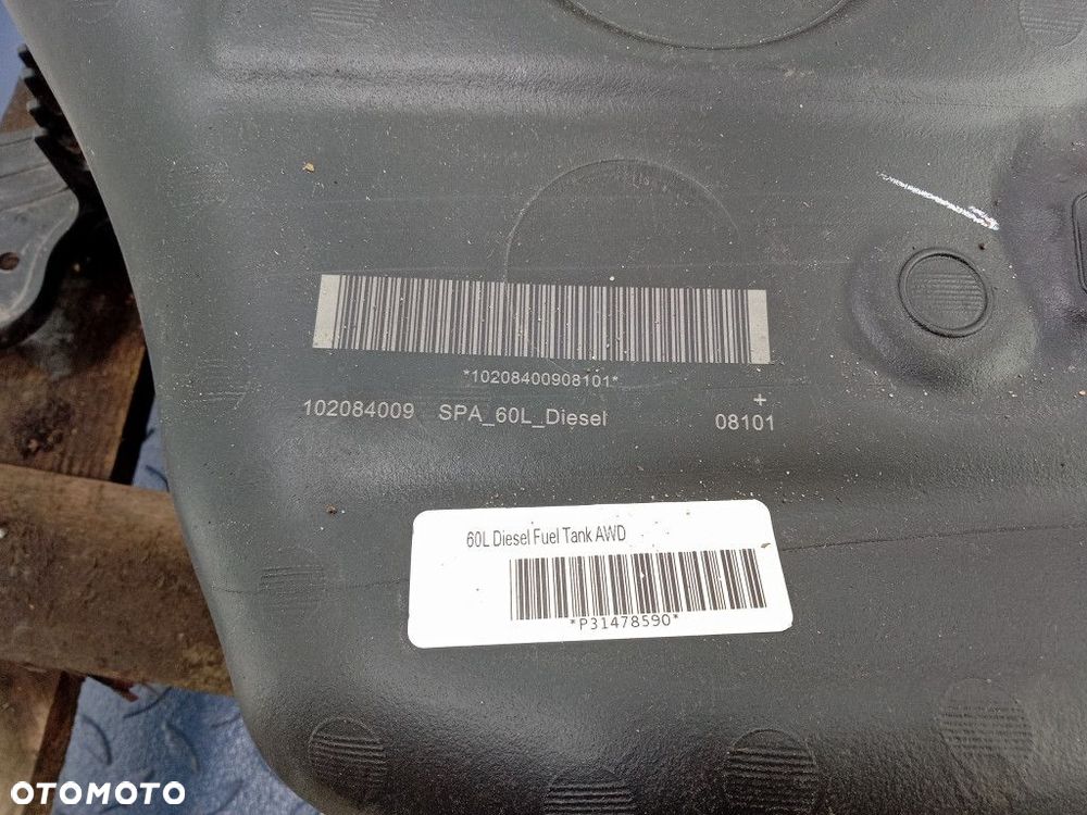 VOLVO V90 II CC D4  ZBIORNIK BAK PALIWA 31478590 - 2