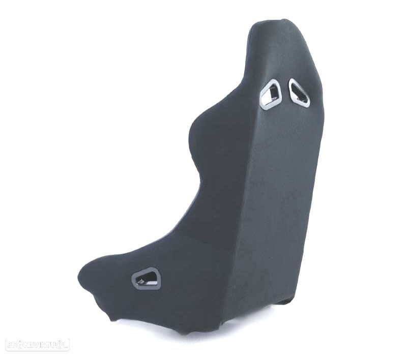 BAQUET BACKET DESPORTIVA PRETA LOOK POLE POSITION - 2