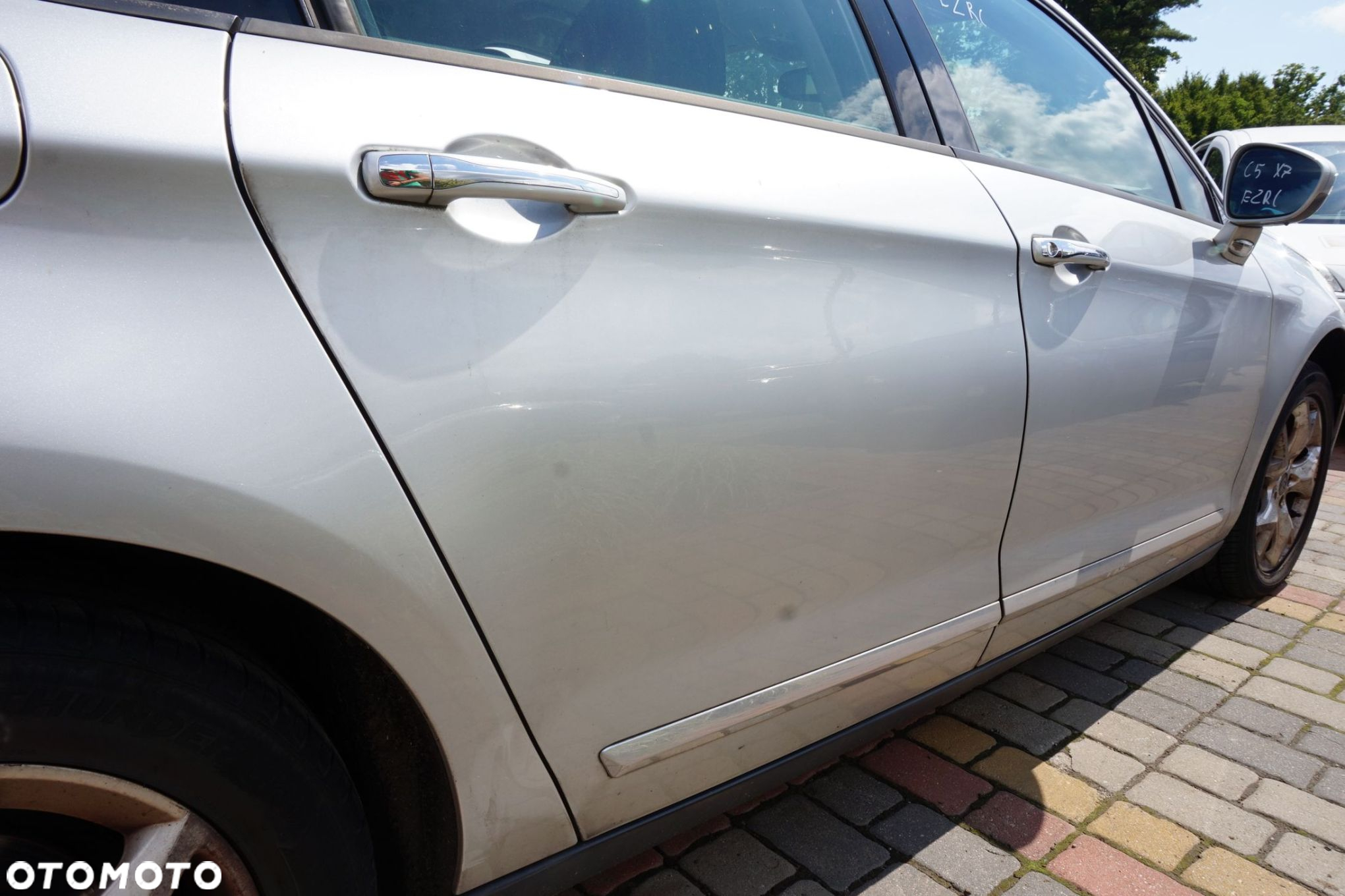 DRZWI TYLNE PRAWE C5 III X7 SEDAN EZRC  SREBRNY CITROEN 2008-2017 - 3