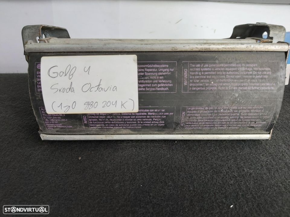 Airbag Tablier Vw Golf 4 - 2