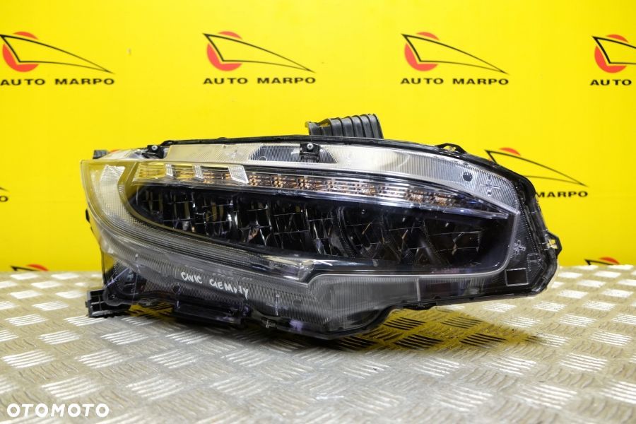 HONDA CIVIC X 2016- REFLEKTOR LAMPA FULL LED CIEMNA PRAWA USA - 4