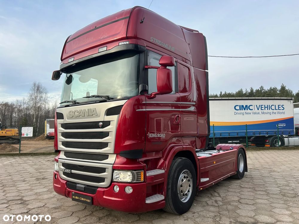 Scania R450 RETARDER / SKÓRY / NAVI / AUTOMAT / POLSKI SALON / ZBIORNIKI PALIWA 1500 L / LAMPY LED / FULL SPOJLERY / TYŁ 4 PODUSZKI / BARDZO ŁADNA SCANIA 2015 ROK !! - 3