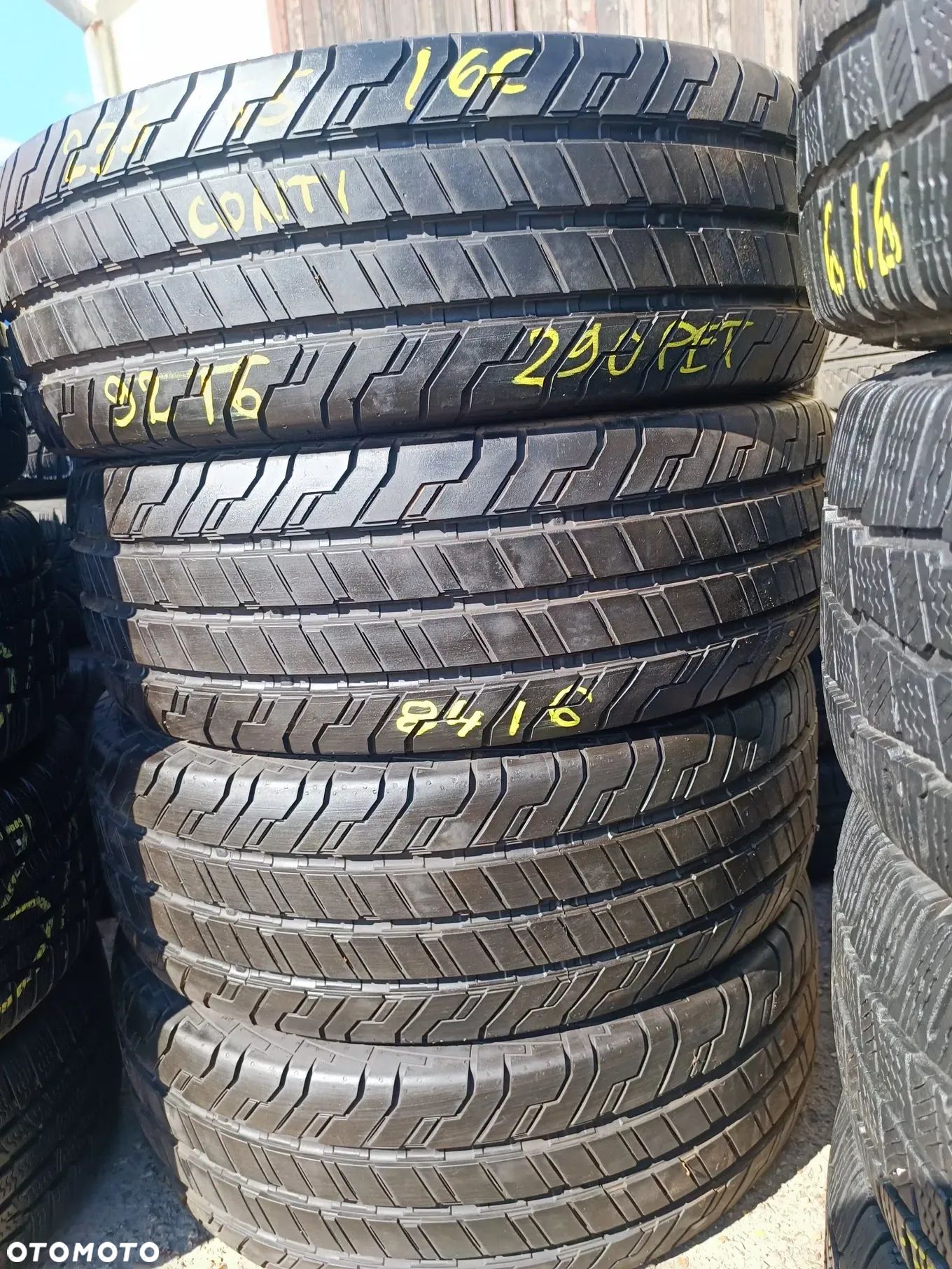 235/65R16C 16 C 115/113S CONTINENTAL CONTIVANCONTACT 100 Opony Letnie Lato  Legnica Alu-Rad jak 225/65 9mm jak nowe - 1