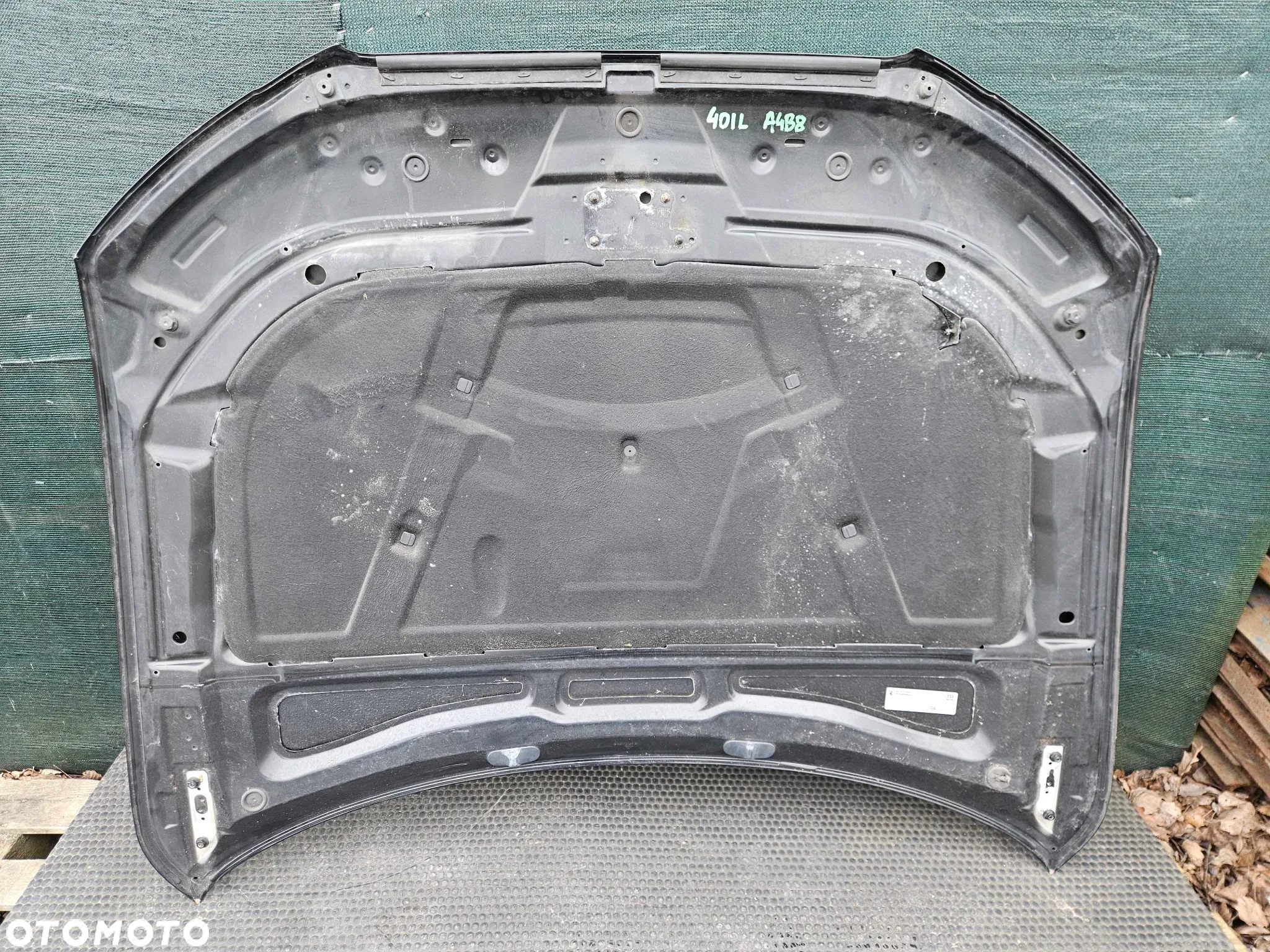 Maska Pokrywa Silnika Przód Przednia Czarna Audi A4 B8 09r Oryginalny Lakier - 32