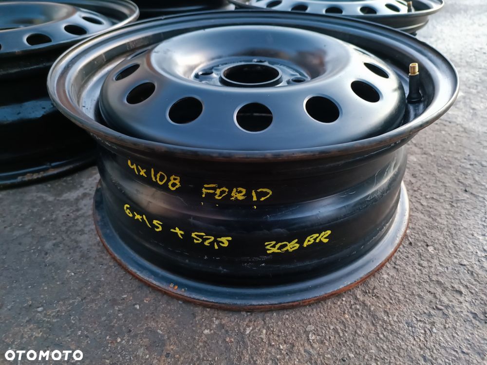 4x108 Felgi Stalowe Stal 15 Koła FORD FIESTA MK5 MK6 FUSION FOCUS MK1 MAZDA 2 Legnica ALU-RAD - 6