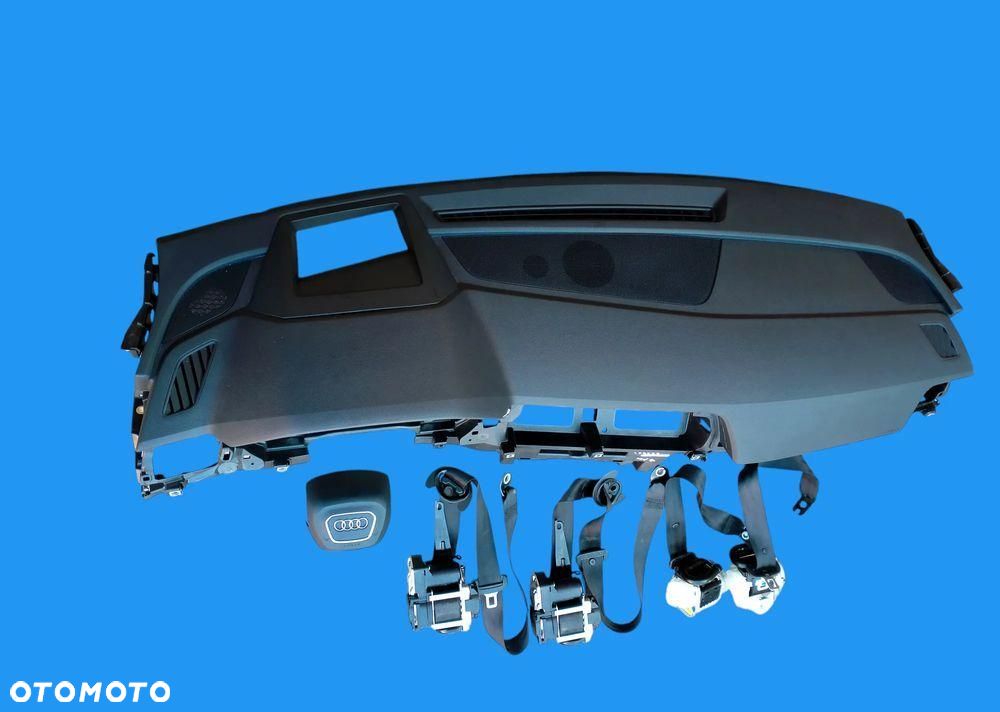 AUDI Q5 80A KONSOLA / HEAD UP / DESKA / AIRBAG / PASY / CZARNA / ORYGINAŁ - 6