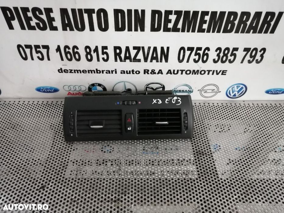 Grile Grila Aerisire Ventilator Bord Bmw X3 E83 Volan Stanga Grile Grila Aerisire Ventilator Bord B - 2