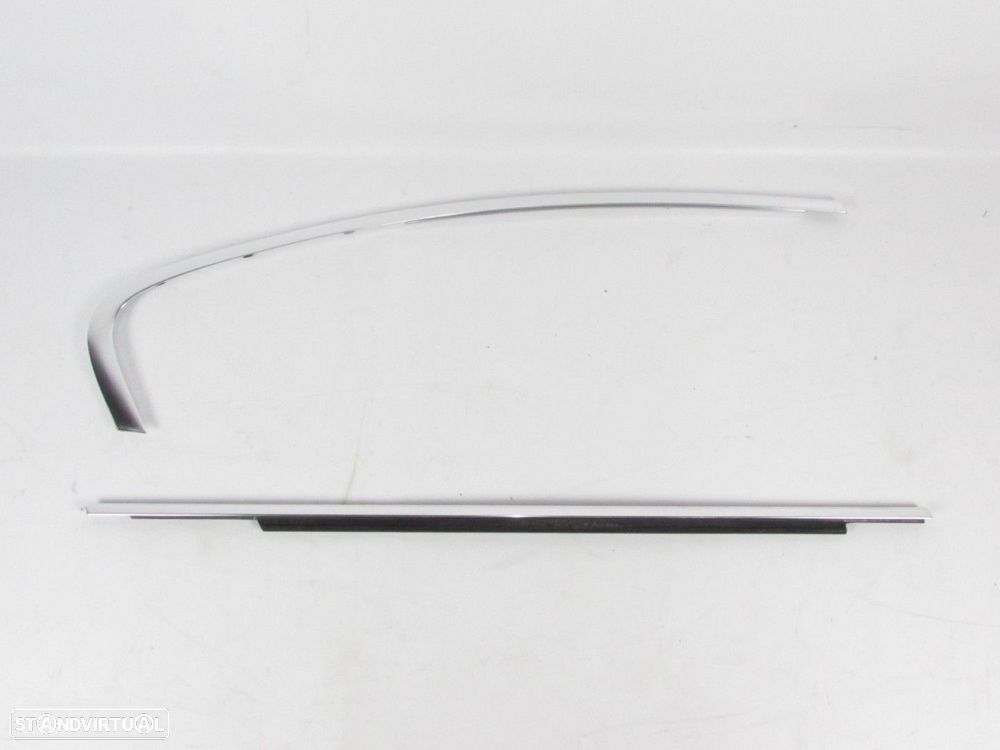 Conjunto de frisos CROMADOS  Direito/Trás/Exterior Seminovo/ Original BMW 5 (G30... - 1