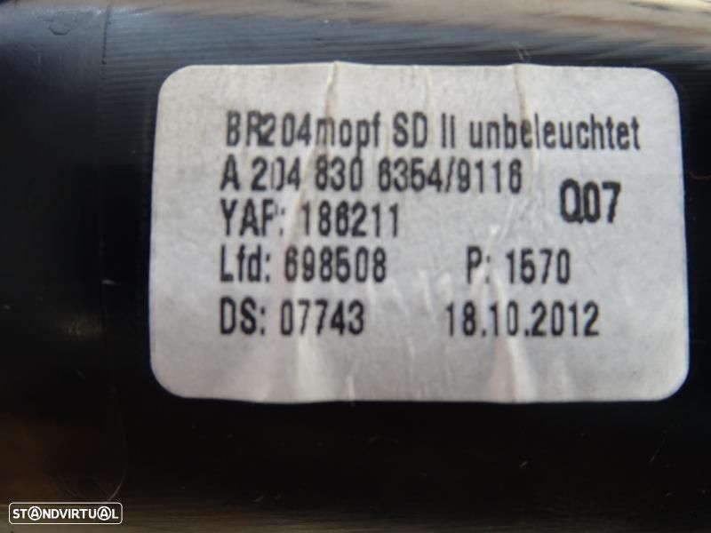 Arejador / Difusor De Ar Mercedes-Benz C-Class (W204)  Arejador / Difu - 9